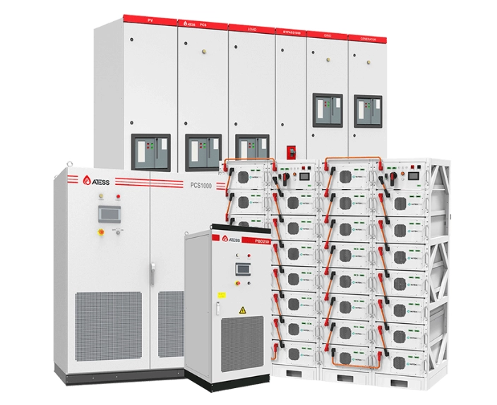 Sistema solar híbrido de 2MW con batería LFP de 4.085MWH