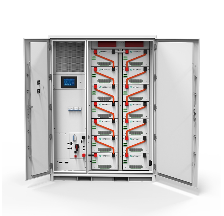 Sistema de gabinete al aire libre de enfriamiento de aire HITEKESS 50KW 100KW 200KWH